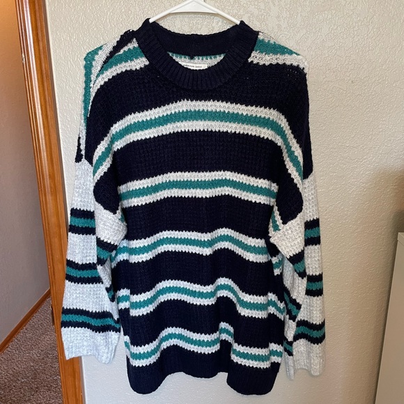 AE oversized striped sweater - Picture 1 of 4